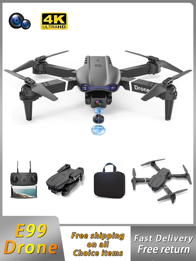 Eachine Drone E58 - Drone pliable E99, quadrirotor, poignée de