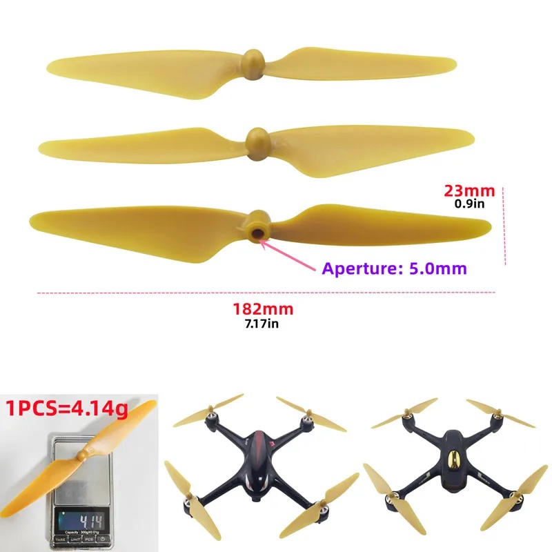 4 hélices résistantes aux choc - Eachine Drone E58 avis et prix
