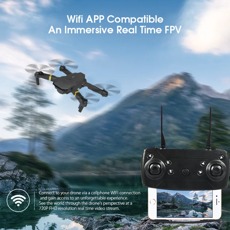 4K Eachine E58 Drone WIFI FPV  - Eachine Drone E58 avis et prix