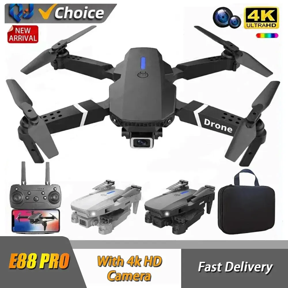 Drone E88Pro RC avec caméra HD - Eachine Drone E58 avis et prix