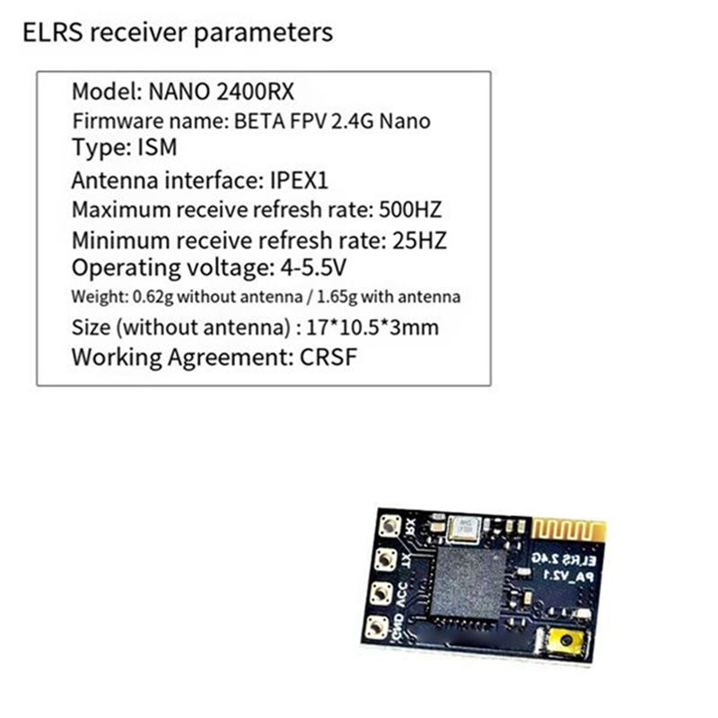 Récepteur ELRS 2.4Ghz CYGJ-10P - Fpv Drone Charger avis et prix